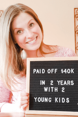 paying off debt with kids