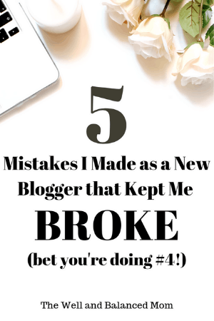 5 mistakes that kept me broke as a new blogger (1)