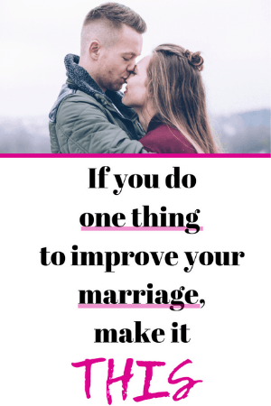 one easy thing to improve marriage